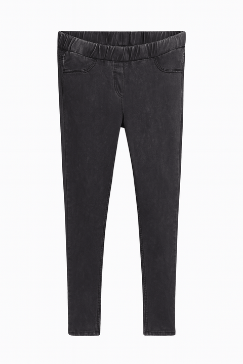 S.Oliver Girl's Washed Black Slim Pants |S.Oliver in Lebanon