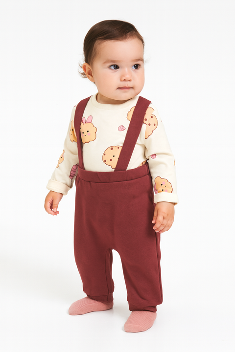 Sinsay Baby Girl's Multicolor Printed Overall Set Of 2 pcs | Sinsay In Lebanon