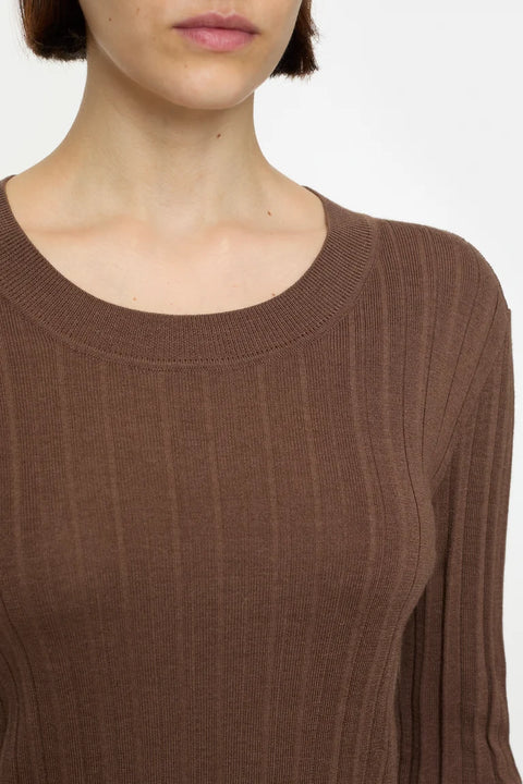 LeGer Women's Brown Long-Sleeve Sweatshirt |LeGer in Lebanon