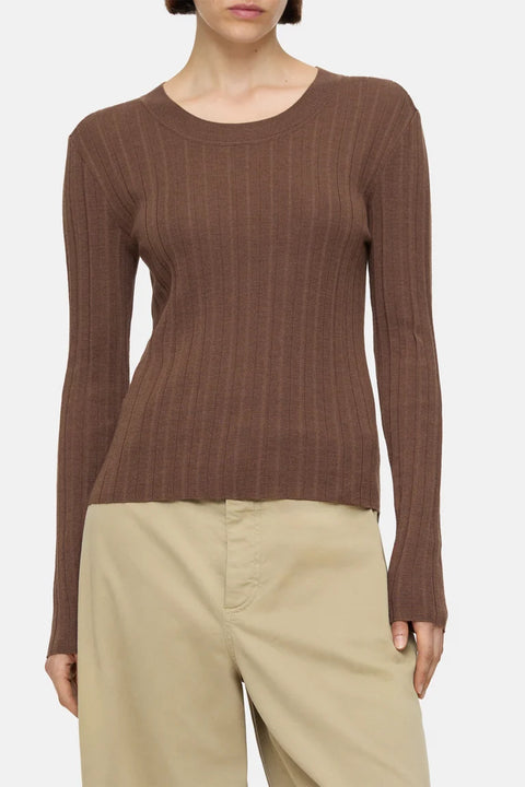 LeGer Women's Brown Long-Sleeve Sweatshirt |LeGer in Lebanon