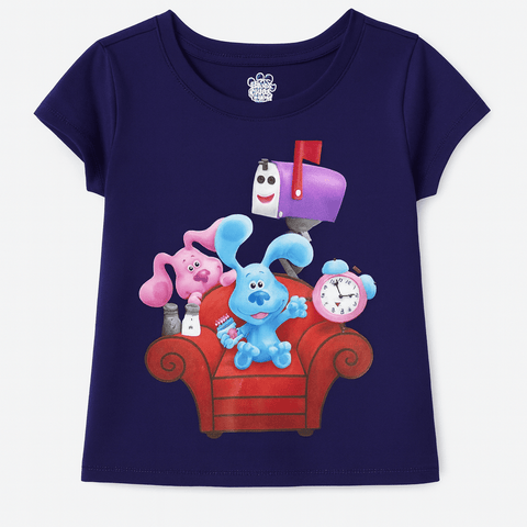 Blue's Clues Boy's Navy Blue T-Shirt AMZ332