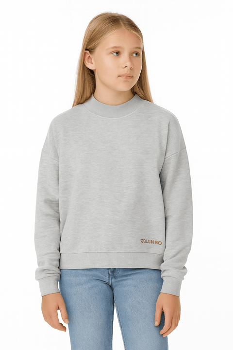 S.Oliver Girl's Light Grey Long Sleeve Blouse  |S.Oliver In Lebanon