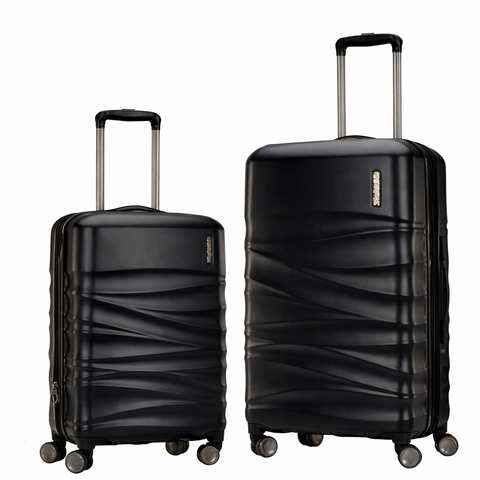 American Tourister Black 4-Wheel 2 Piece Suitcase Luggage Bag | American Tourister In Lebanon