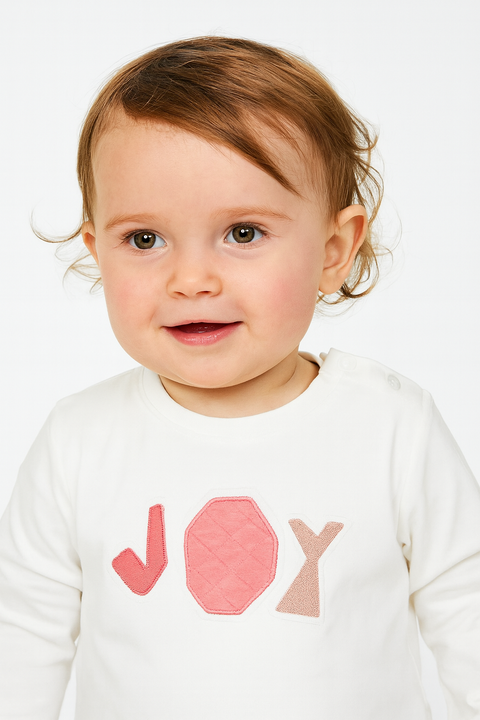 S.Oliver Baby Girl's White Long-Sleeve Blouse |S.Oliver in Lebanon