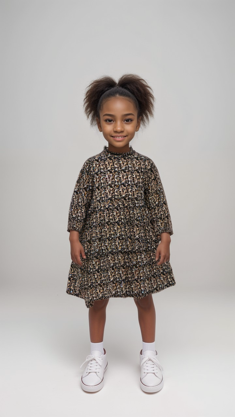 POMPdeLUX Girl's Multicolor Rita Dress  |POMPdeLUX in Lebanon