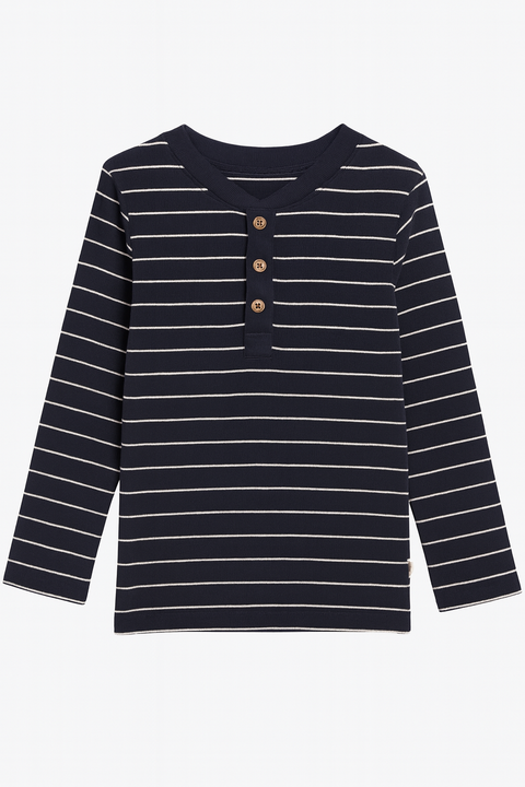 POMPdeLUX Boy's Navy Long-Sleeve Sweatshirt |POMPdeLUX in Lebanon