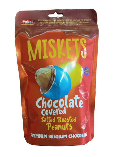 Miskets Chocolate Covered Salted Roasted Peanuts 120g | Miskets In Lebanon