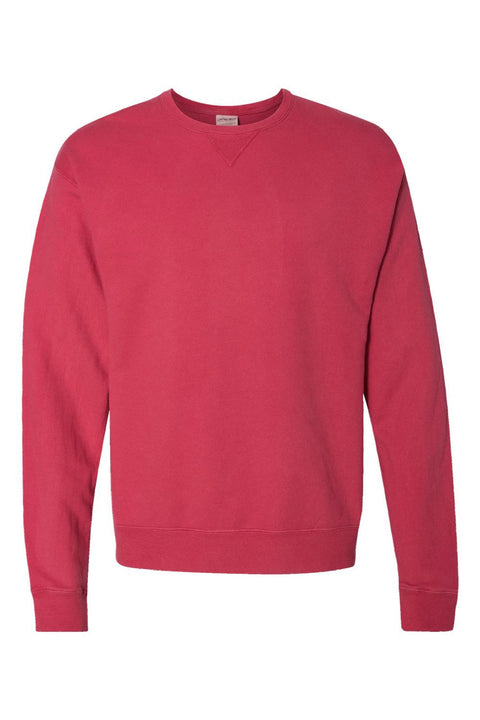 ComfortWash By Hanes Men's Red Crewneck Sweatshirt | Hanes In Lebanon