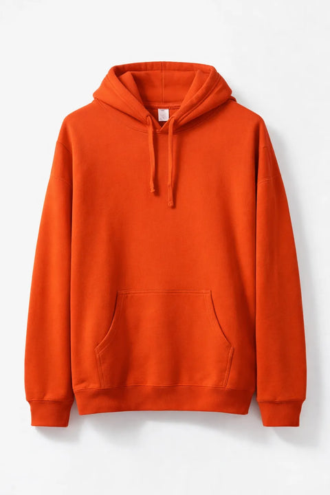 ComfortWash By Hanes Men's Solar Red Orange Garment Dyed Fleece Hoodie | Hanes In Lebanon