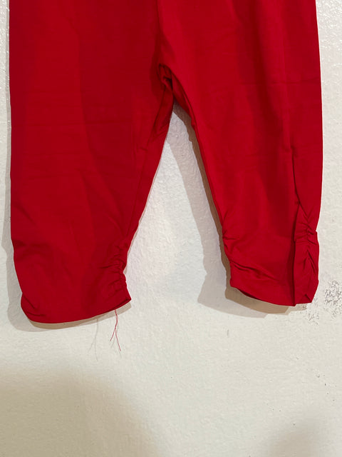 Ativo Girl's Red Prima Capri Pant | Ativo In Lebanon