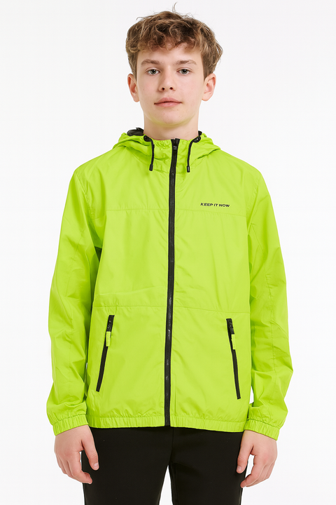 Reserved Boy's Lime Green Hooded Jacket | Reserved In Lebanon