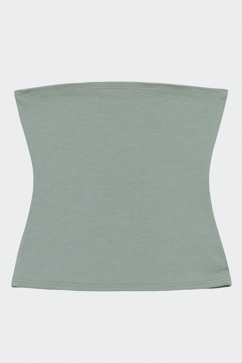 ASYOU Women's Khaki Tube Top ANF3405