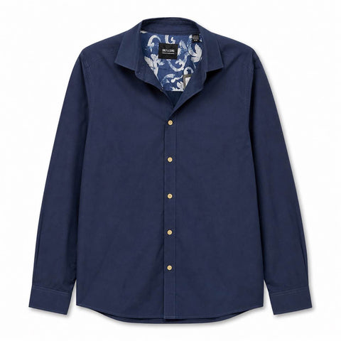Only & Sons Men's Navy Long Sleeve Shirt | Only & Sons In Lebanon