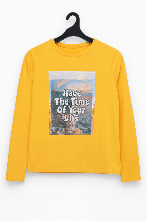 S.Oliver Boy's Mustard Long Sleeve Blouse | S.Oliver In Lebanon