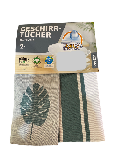 Vivess Dishcloths Extra Absorbent Tea Towels 2x | Vivess In Lebanon