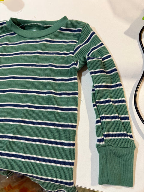 Carter's Just One You Baby Boy's Green & Navy Striped Blouse | Carter's Just One You In Lebanon