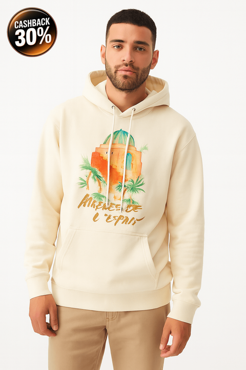 Forever 21 Men's Off White Graphic Hoodie |Forever 21 In Lebanon