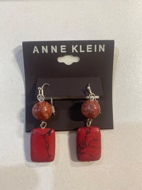 Anne Klein Women's Red Stone Earrings |Anne Klein in Lebanon