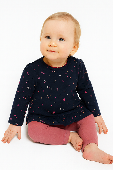 S.Oliver Baby Girl's Navy Long-Sleeve Blouse |S.Oliver in Lebanon