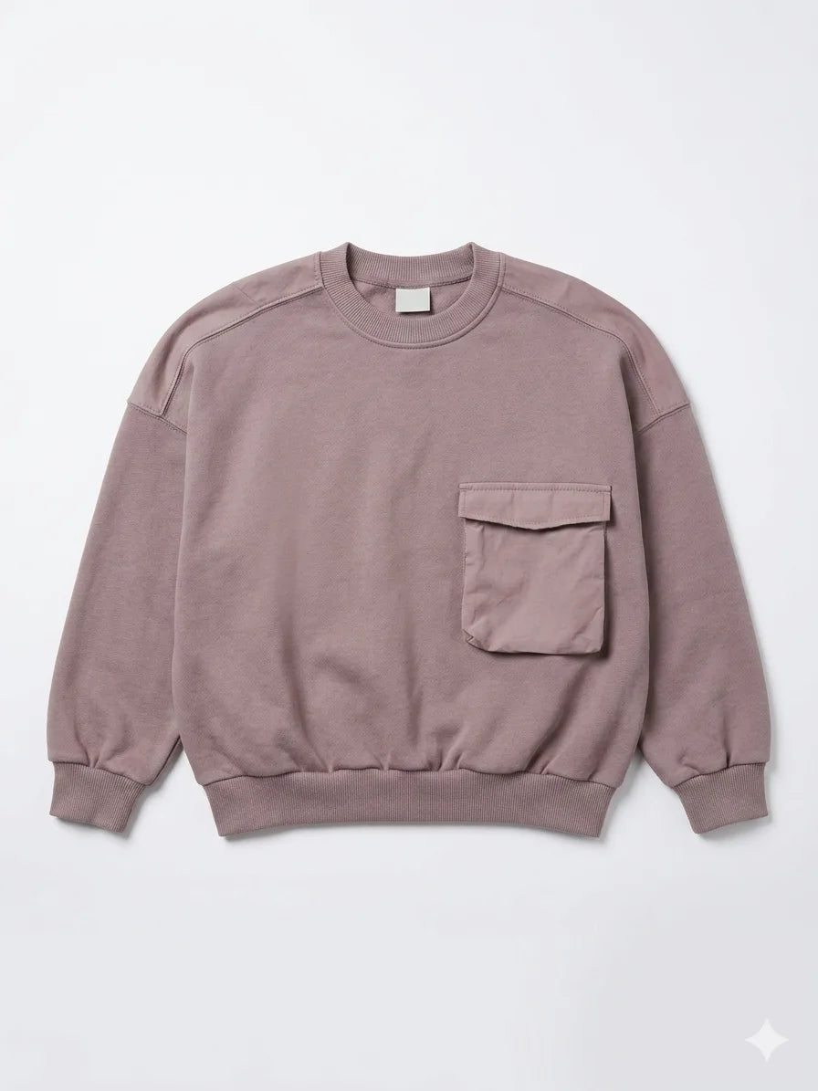 Zara Girl's Dusty Purple Sweatshirt | Zara In Lebanon