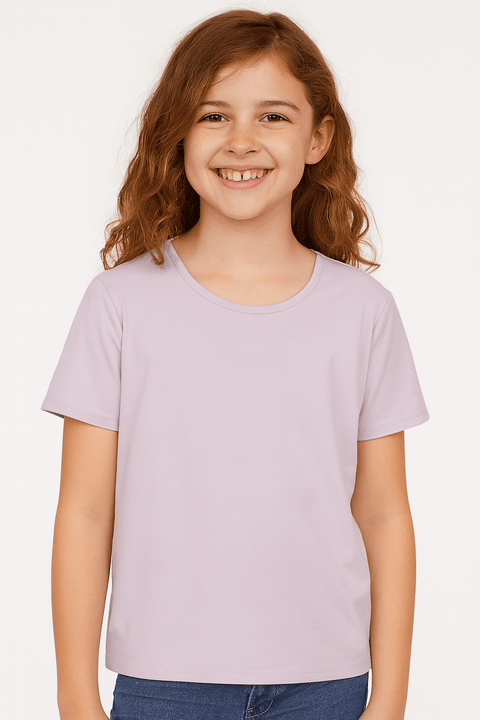 Ideology Girl's Lilac T-shirt ABFK2243