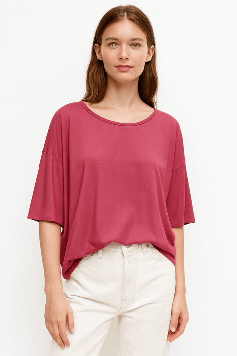 Mango Women's Purple Short-Sleeve Blouse| Mango in Lebanon