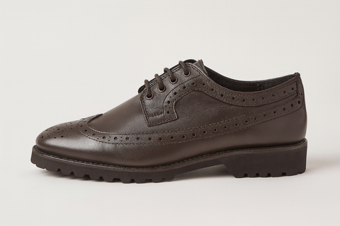 Tata Italia Women's Dark Brown Leather Casual Shoes | Tata Italia In Lebanon