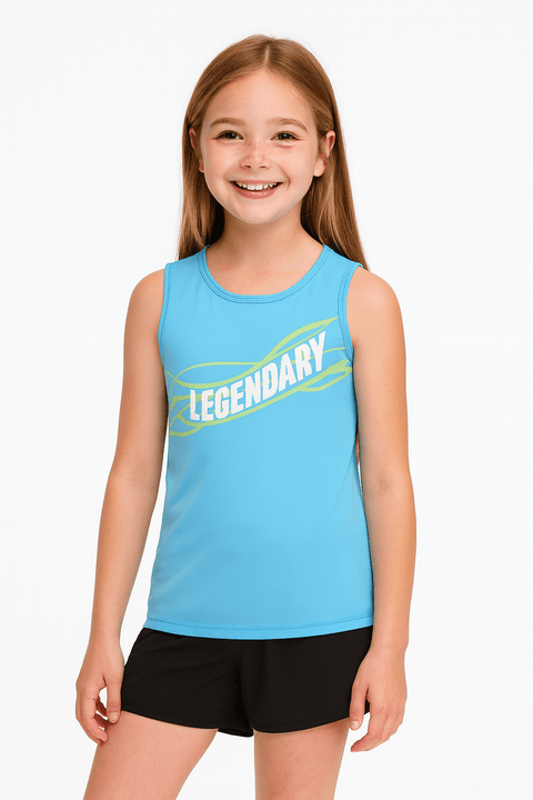 ID Ideology Girl's Blue T-Shirt ABFK1461