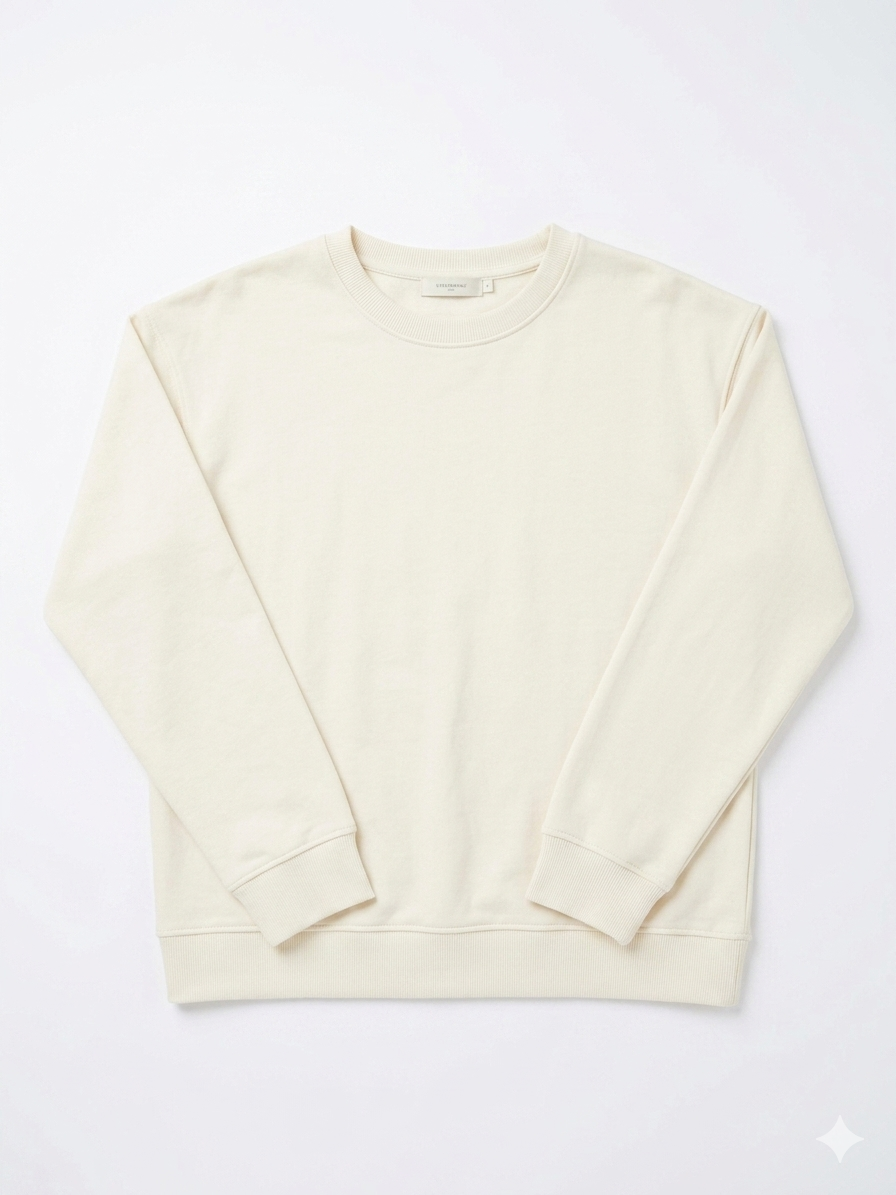 Zara Girl's Cream Plain Sweatshirt | Zara In Lebanon
