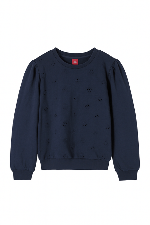 S.Oliver Girl's Navy Long-Sleeve Sweatshirt |S.Oliver in Lebanon