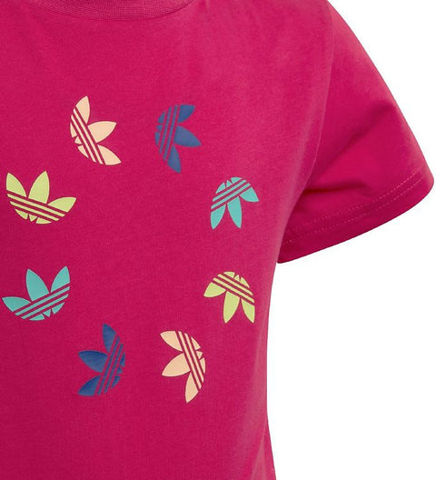 Adidas Girl's Fuchia T-shirt TL7HG FE874 (FL183)