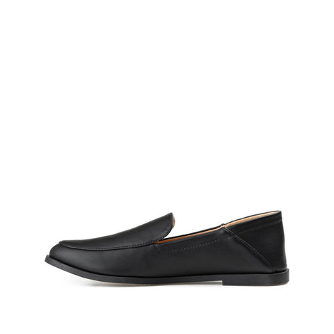 Journee Collection Women's Black Corinne Round Toe Loafer Flats |Journee Collection In Lebanon