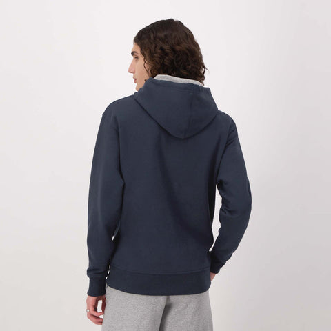 Champion Men's Navy Powerblend Hoodie, Tonal Script Logo | Champion in Lebanon