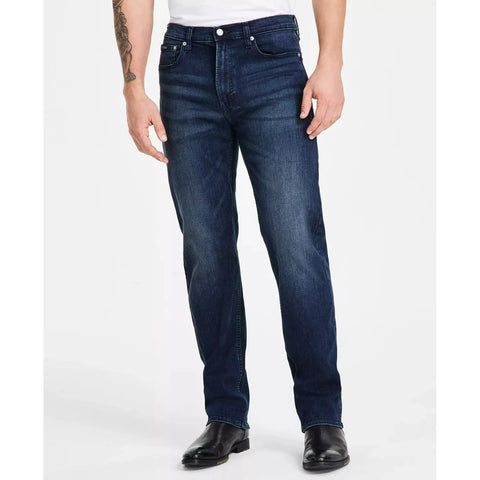 Calvin Klein Men's Blue Standard Straight-Fit St Jeans | Calvin Klein In Lebanon