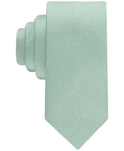 Calvin Klein Men's Mint Green Coventry Solid Textured Tie | Calvin Klein In Lebanon