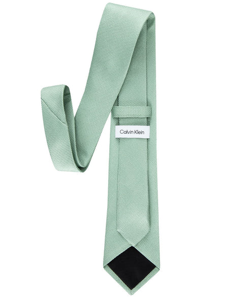 Calvin Klein Men's Mint Green Coventry Solid Textured Tie | Calvin Klein In Lebanon