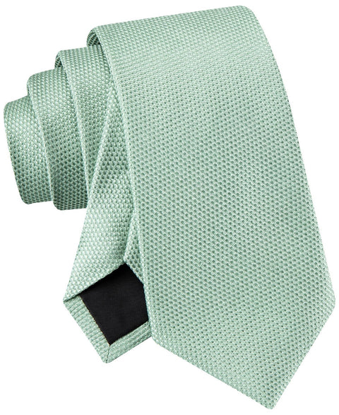 Calvin Klein Men's Mint Green Coventry Solid Textured Tie | Calvin Klein In Lebanon