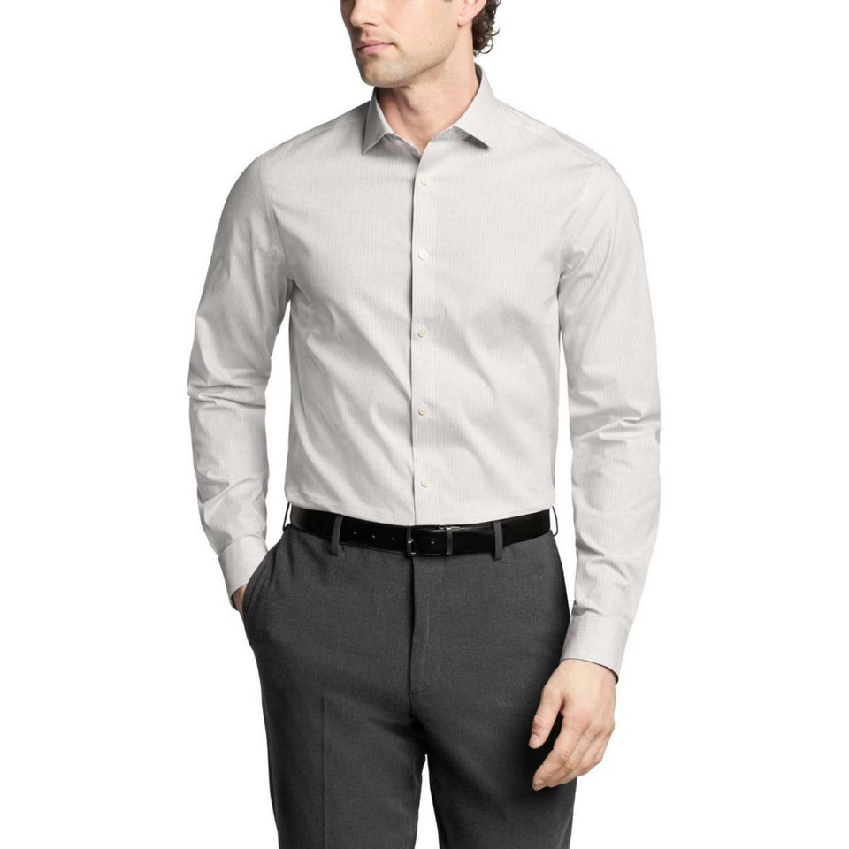Calvin Klein Men's Multicolor Dress Steel Stretch Slim Fit Shirt | Calvin Klein In Lebanon