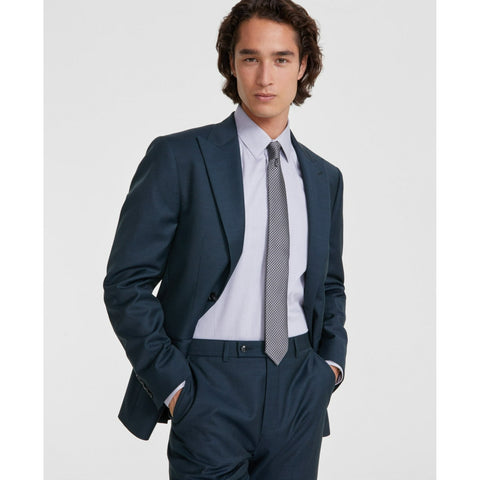 Calvin Klein Men's Green Slim-Fit Wool-Blend Stretch Suit Separates | Calvin Klein In Lebanon