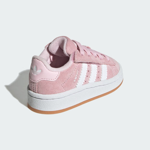 Adidas Baby Girl's Clear Pink/Cloud White/Gum Campus 00s Comfort Closure Elastic Lace Sneakers | Adidas In Lebanon