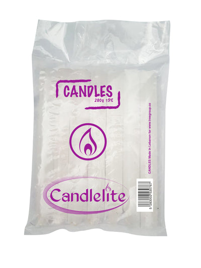 Candlelite White Candles 280g | Candlelite In Lebanon