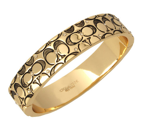 Coach Women's Quilted C Crystals Bracelet |Coach in Lebanon