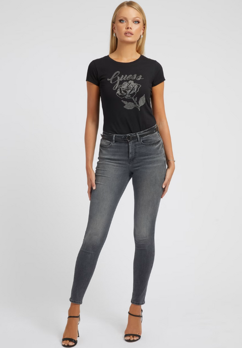 Guess Women's Gray Skinny fit denim Jeans W2YA46D4PZ2 FE394 (shr)(CR73)