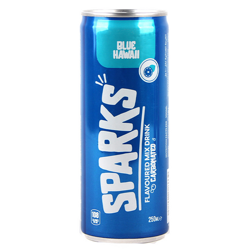 Sparks Blue Hawaii Carbonated Drink 250ML