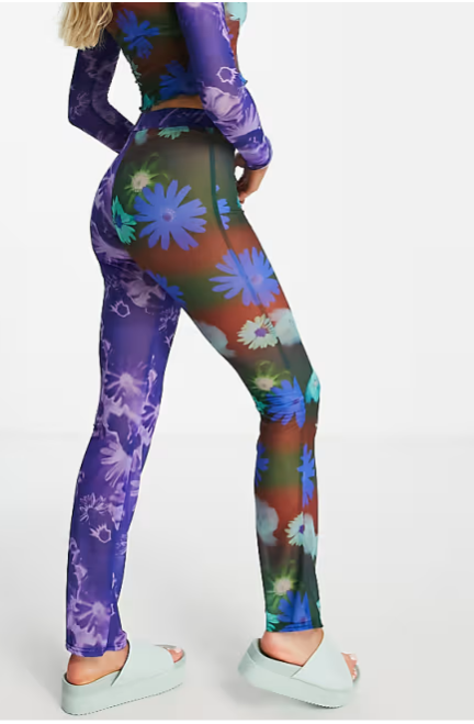 Collusion Women's Multicolor Trouser ANF3115