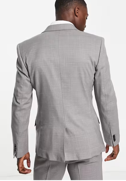 Asos Design Men's Grey Blazer ANF2148