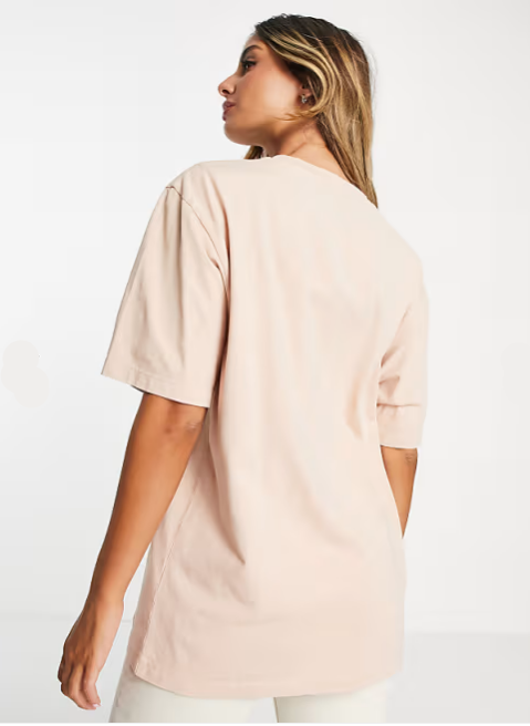 Asos Design Women's Light Coral T-Shirt ANF3315