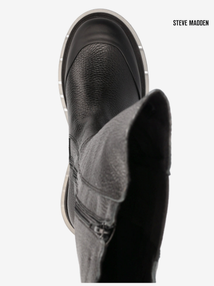 Steve Madden Women's Black Milena Leather Boots |Steve Madden in Lebanon
