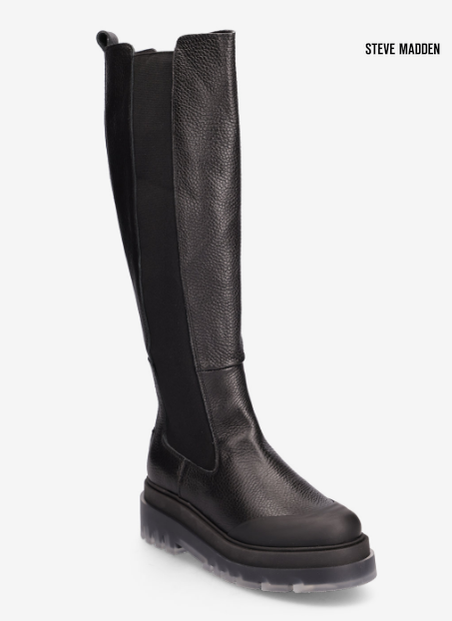 Steve Madden Women's Black Milena Leather Boots |Steve Madden in Lebanon