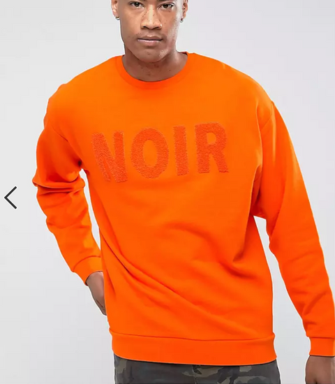 ASOS Design Men's Orange Sweatshirt AMF638 (TP22)